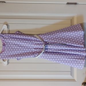 Girls Purple Polkadot Dress.  New with tags.